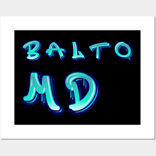 BALTO MD STREET ART DESIGN Posters and Art